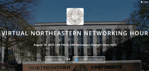 Northeastern’s virtual networking hour