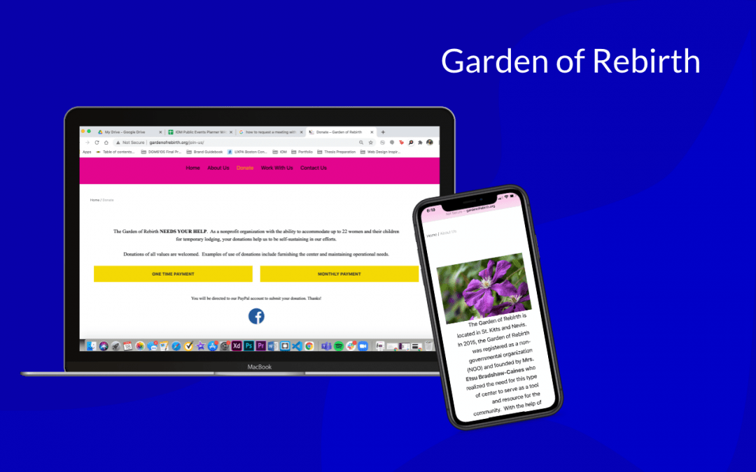Garden of Rebirth Website Design